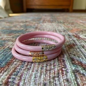 BuDha Girl: THREE KINGS ALL WEATHER BANGLES® (AWB®) - PINK